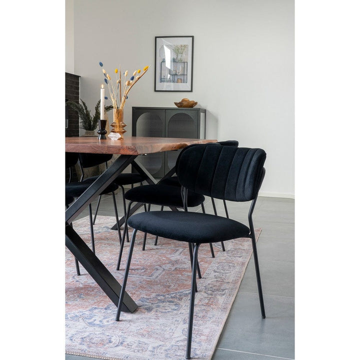 House Nordic Matstol Alicante Sammet 2-pack SKU HOU-1001213 EAN 5713917017805