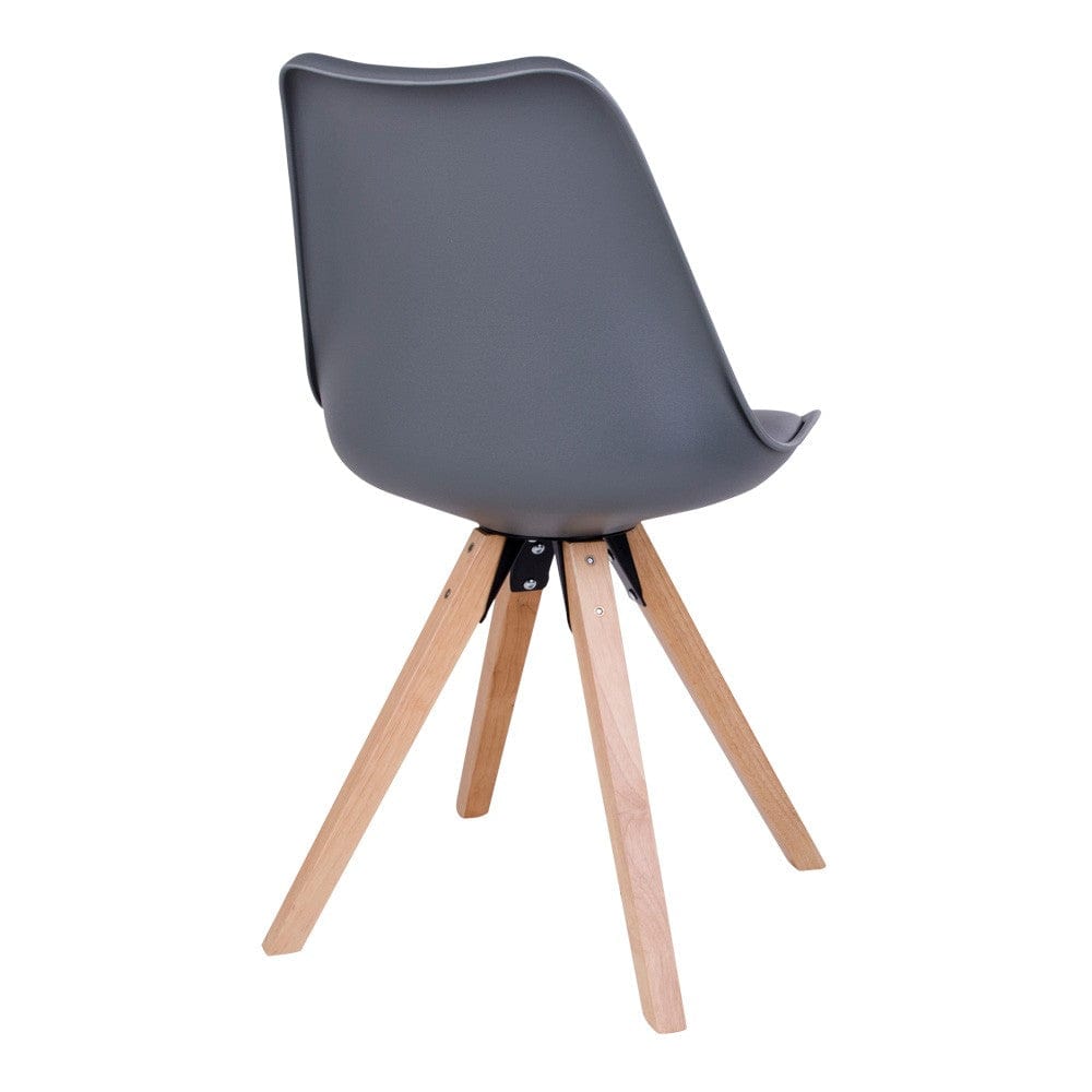 House Nordic Matstol Bergen Grå/Natur 2-pack SKU HOU-1001024 EAN 5713917003181