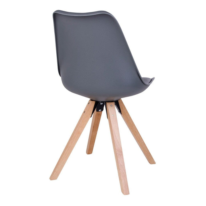 House Nordic Matstol Bergen Grå/Natur 2-pack SKU HOU-1001024 EAN 5713917003181