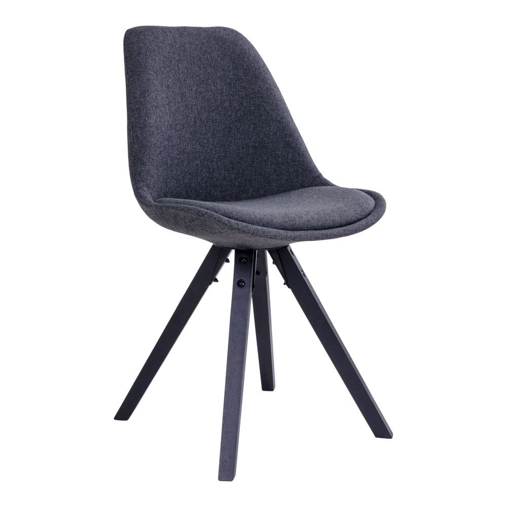 House Nordic Matstol Bergen Mörkgrå/Svart 2-pack SKU HOU-1001028 EAN 5713917003228