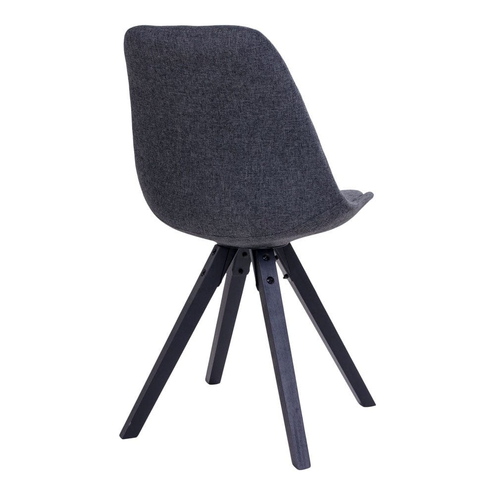 House Nordic Matstol Bergen Mörkgrå/Svart 2-pack SKU HOU-1001028 EAN 5713917003228