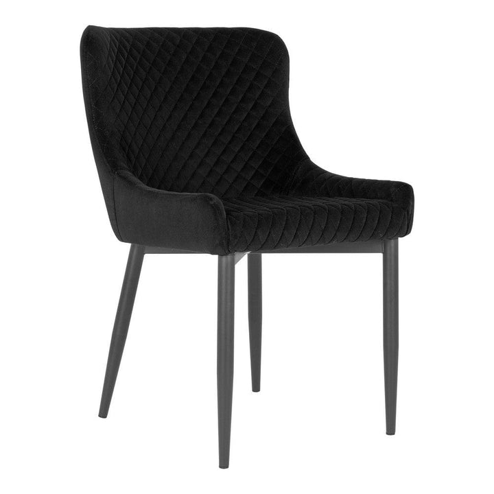 House Nordic Matstol Boston Sammet Svart SKU HOU-1001229 EAN 5713917010899