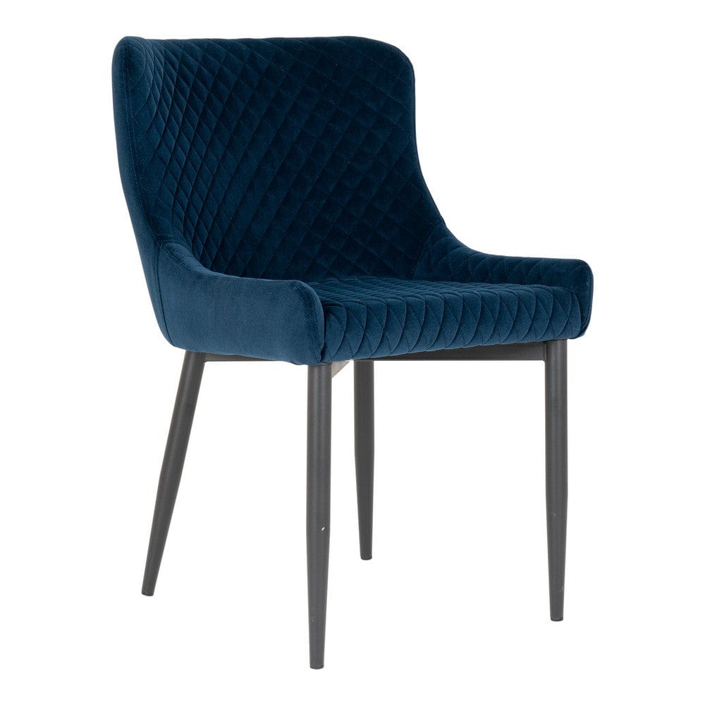 House Nordic Matstol Boston Sammet Blå SKU HOU-1001230 EAN 5713917001217