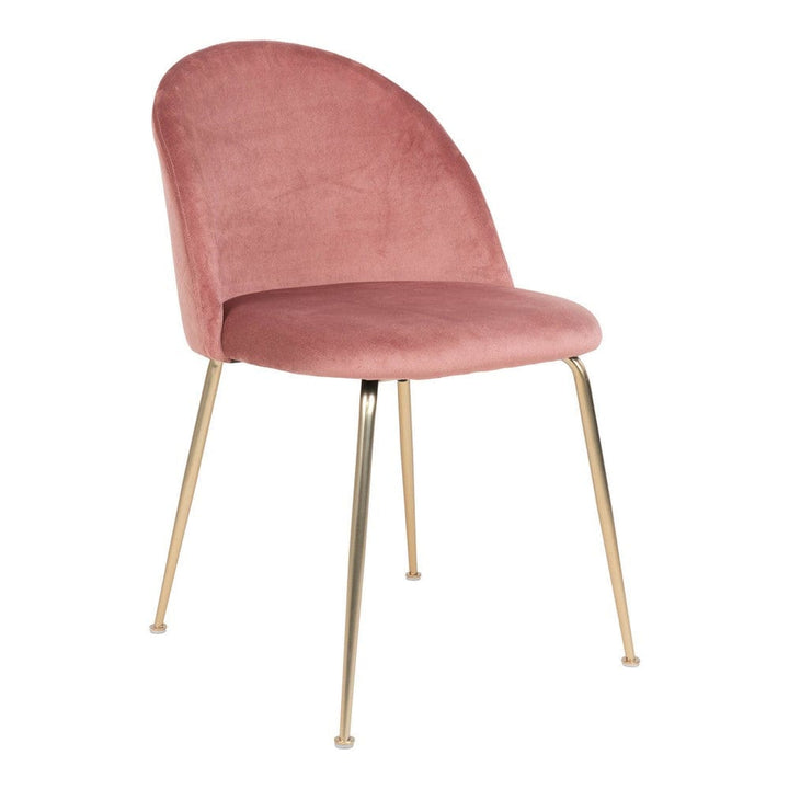 House Nordic Matstol Geneve Sammet 2-pack Rosa/Mässing SKU HOU-1001250 EAN 5713917001477