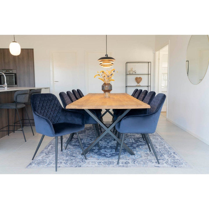 House Nordic Matstol Harbo Blå 2-pack SKU HOU-1001158 EAN 5713917004928