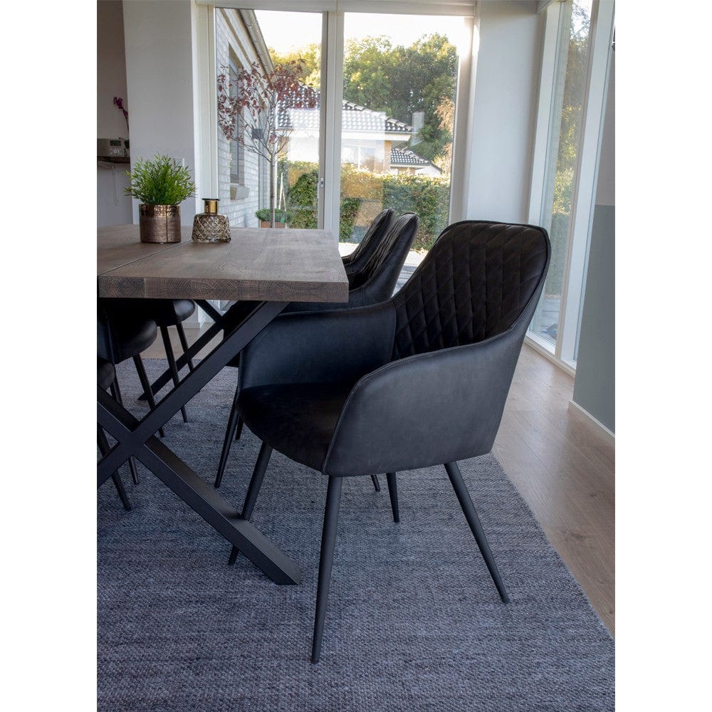 House Nordic Matstol Harbo PU 2-pack SKU EAN