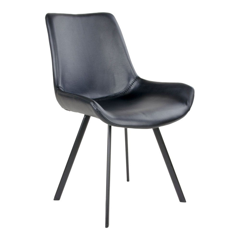 House Nordic Matstol Memphis PU 2-pack Svart SKU HOU-1001313 EAN 5713917017843