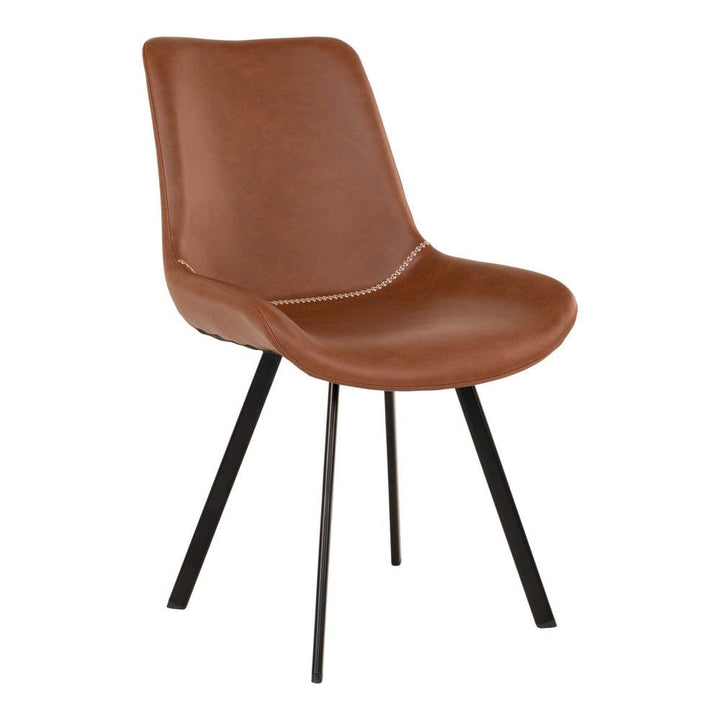 House Nordic Matstol Memphis PU 2-pack Brun SKU HOU-1001314 EAN 5713917017850