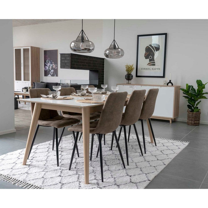House Nordic Matstol Middelfart Mikrofiber 2-pack SKU EAN
