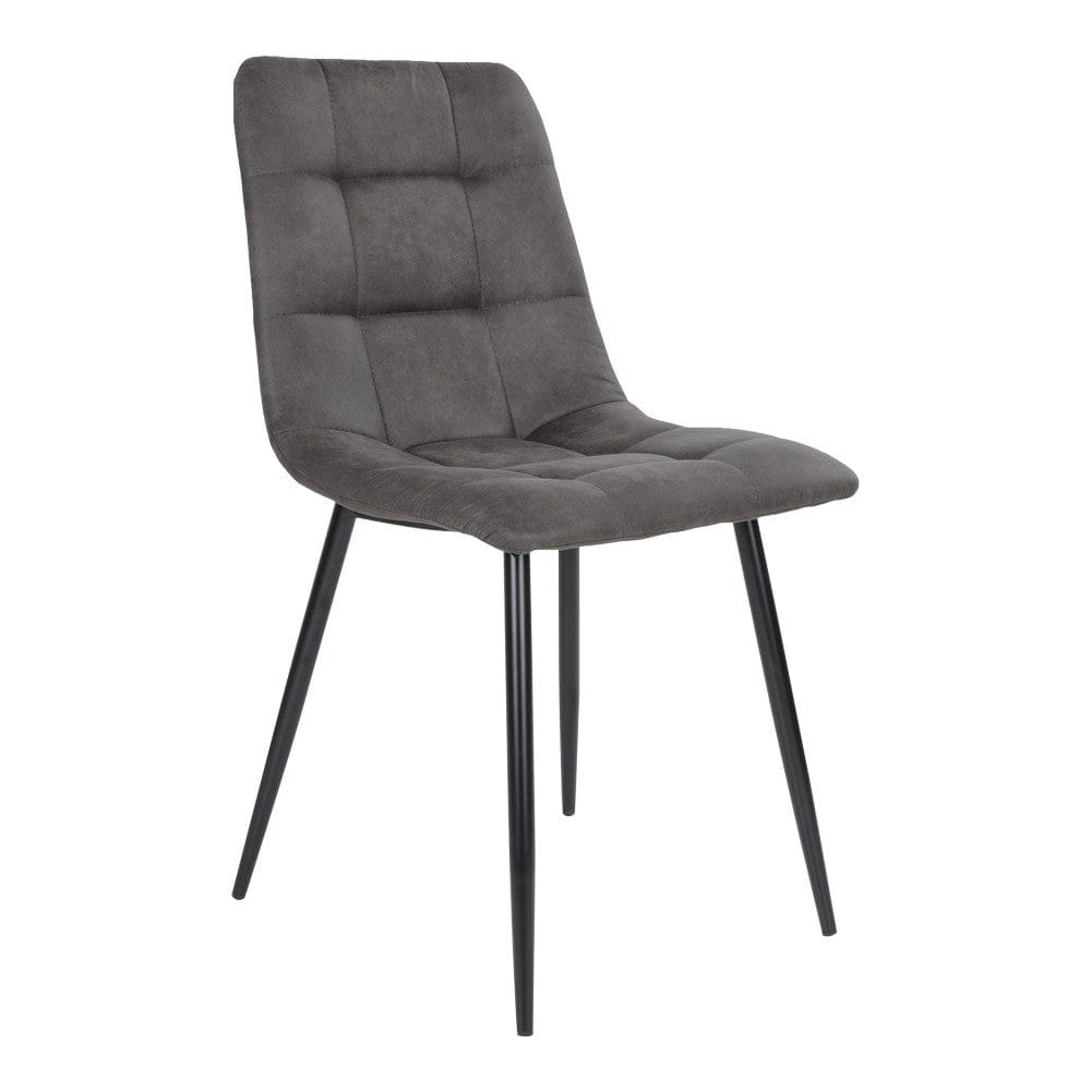 House Nordic Matstol Middelfart Mörkgrå/Svart 2-pack SKU HOU-1001192 EAN 5713917000449