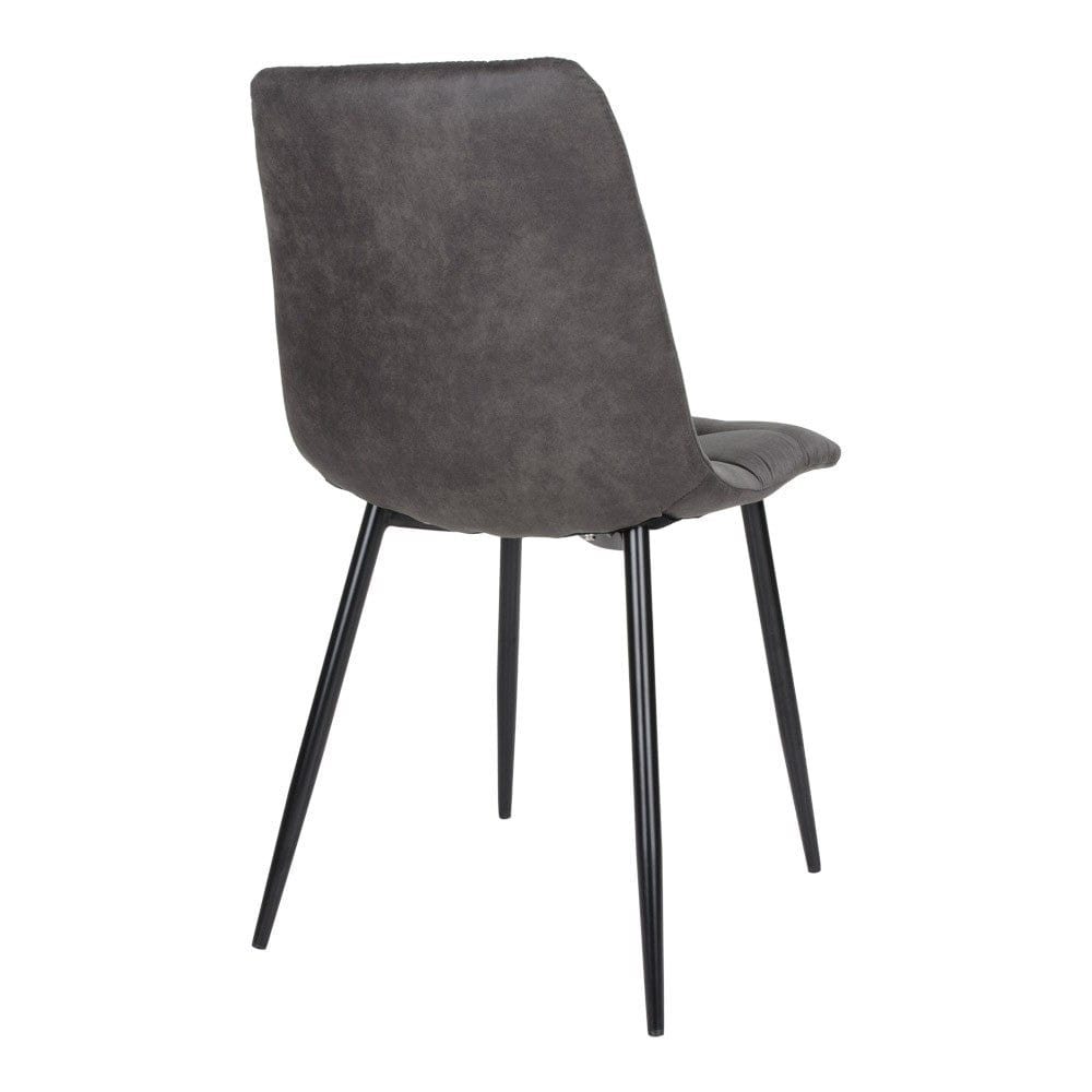 House Nordic Matstol Middelfart Mörkgrå/Svart 2-pack SKU HOU-1001192 EAN 5713917000449