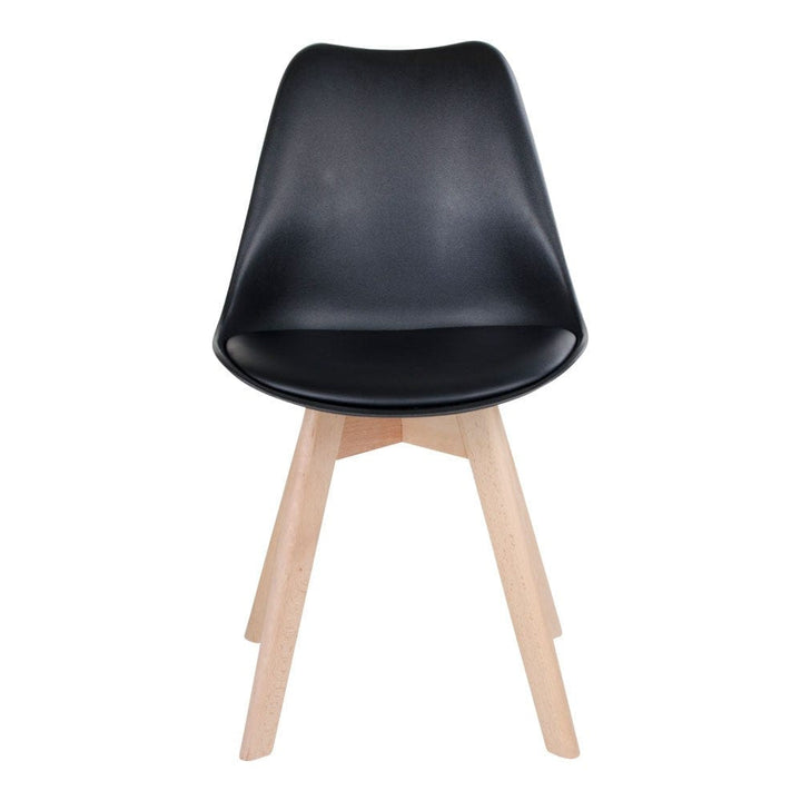 House Nordic Matstol Molde Svart/Natur 2-pack SKU HOU-1001041 EAN 5713917003242