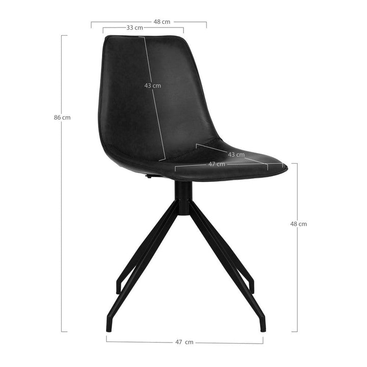 House Nordic Matstol Monaco PU 2-pack SKU EAN
