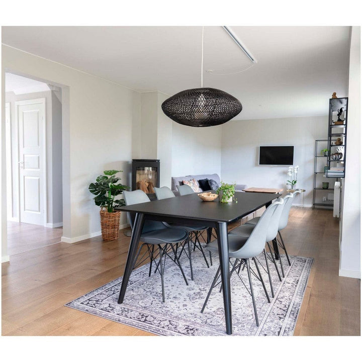 House Nordic Matstol Oslo Grå/Svart 2-pack SKU HOU-1001006 EAN 5713917002993
