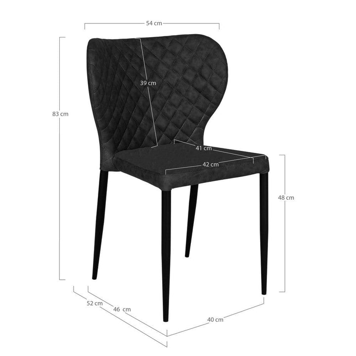 House Nordic Matstol Pisa PU 2-pack SKU EAN