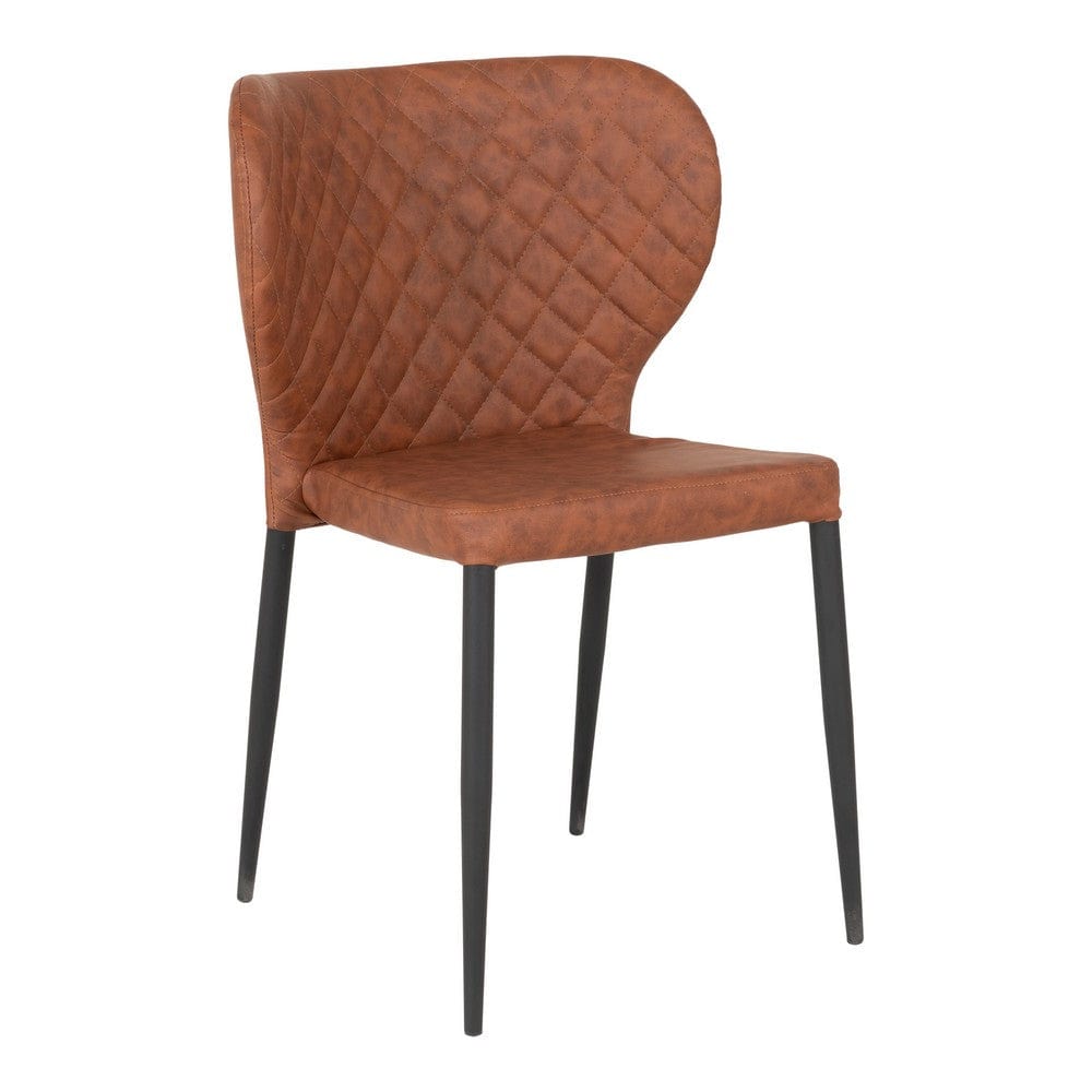 House Nordic Matstol Pisa PU 2-pack Brun SKU HOU-1001290 EAN 5713917018475