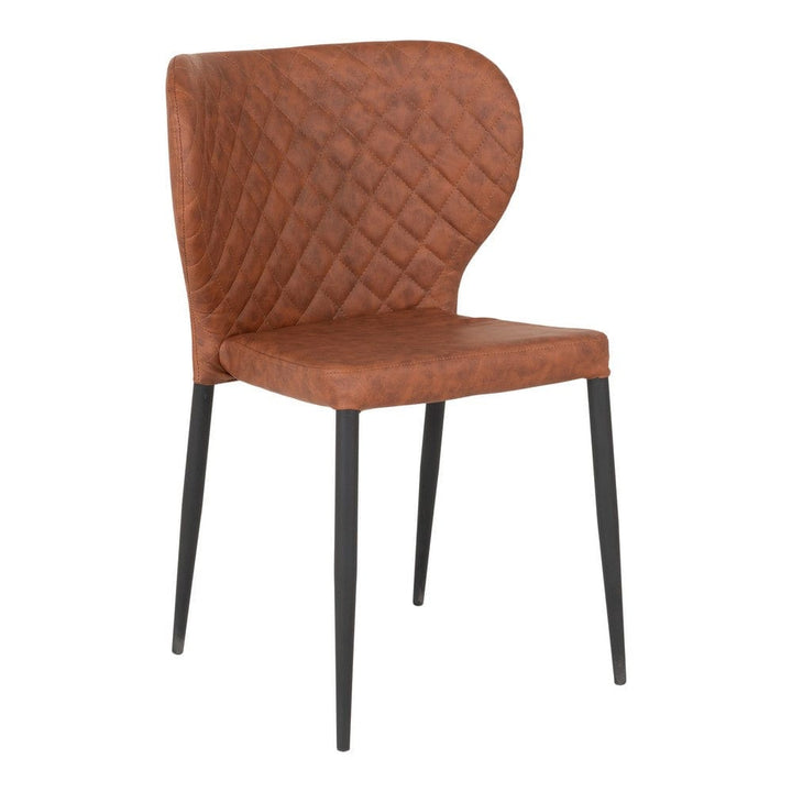 House Nordic Matstol Pisa PU 2-pack Brun SKU HOU-1001290 EAN 5713917018475