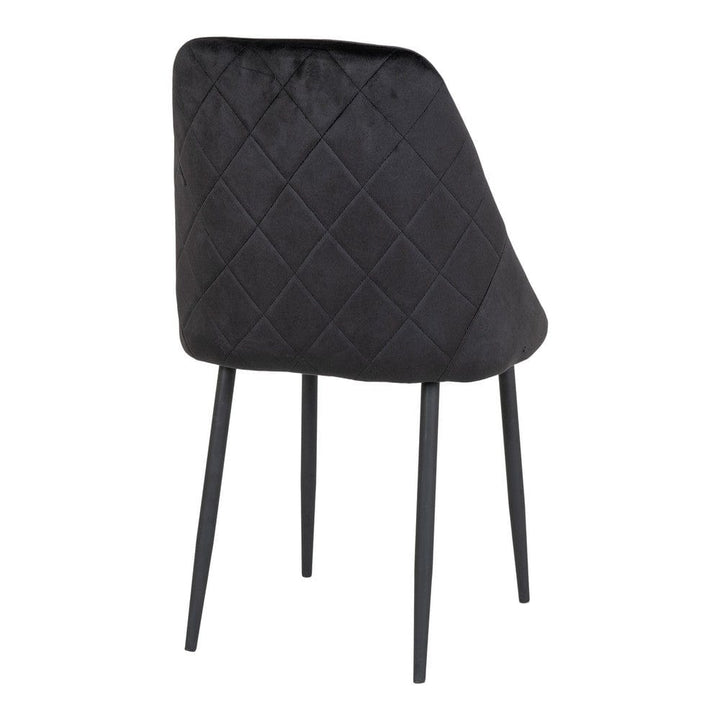 House Nordic Matstol Porto Sammet Svart 2-pack SKU HOU-1001274 EAN 5713917015665