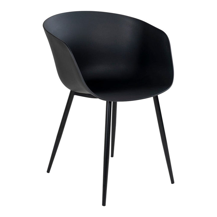 House Nordic Matstol Roda 2-pack Svart SKU HOU-7001125 EAN 5713917003914