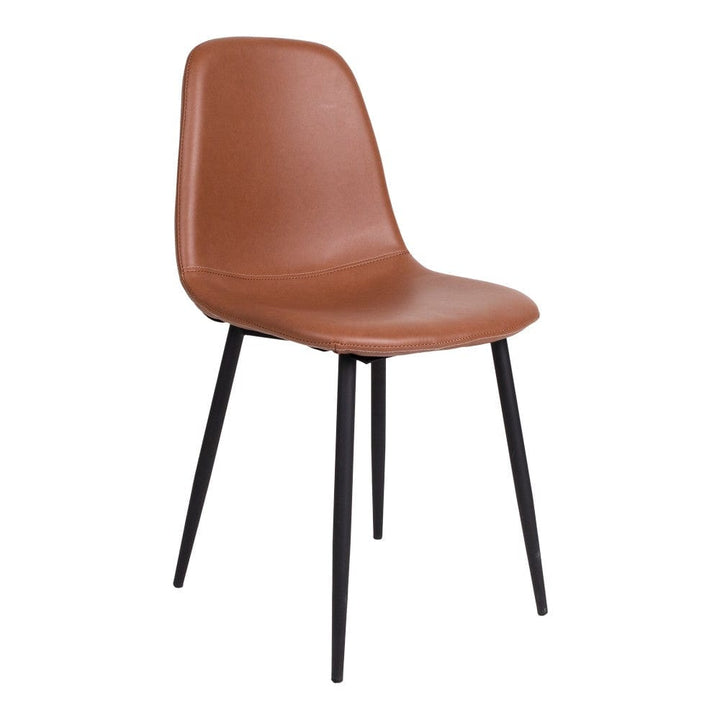 House Nordic Matstol Stockholm PU 2-pack Brun SKU HOU-1001115 EAN 5713917008735