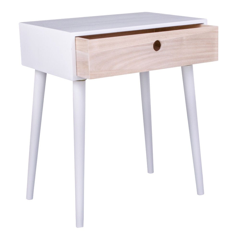 House Nordic Sängbord Parma Vit SKU HOU-3704940050 EAN 5713917005956
