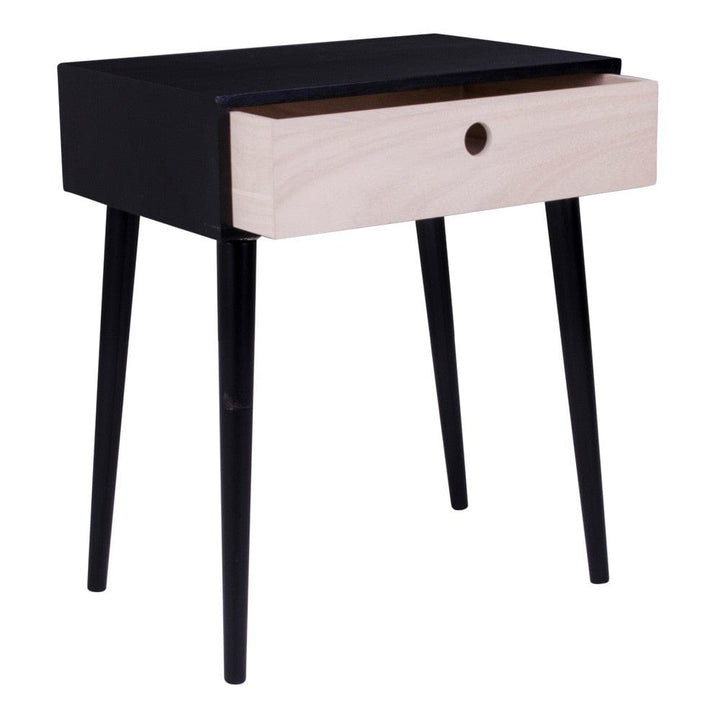 House Nordic Sängbord Parma Svart SKU HOU-3704940051 EAN 5713917010721