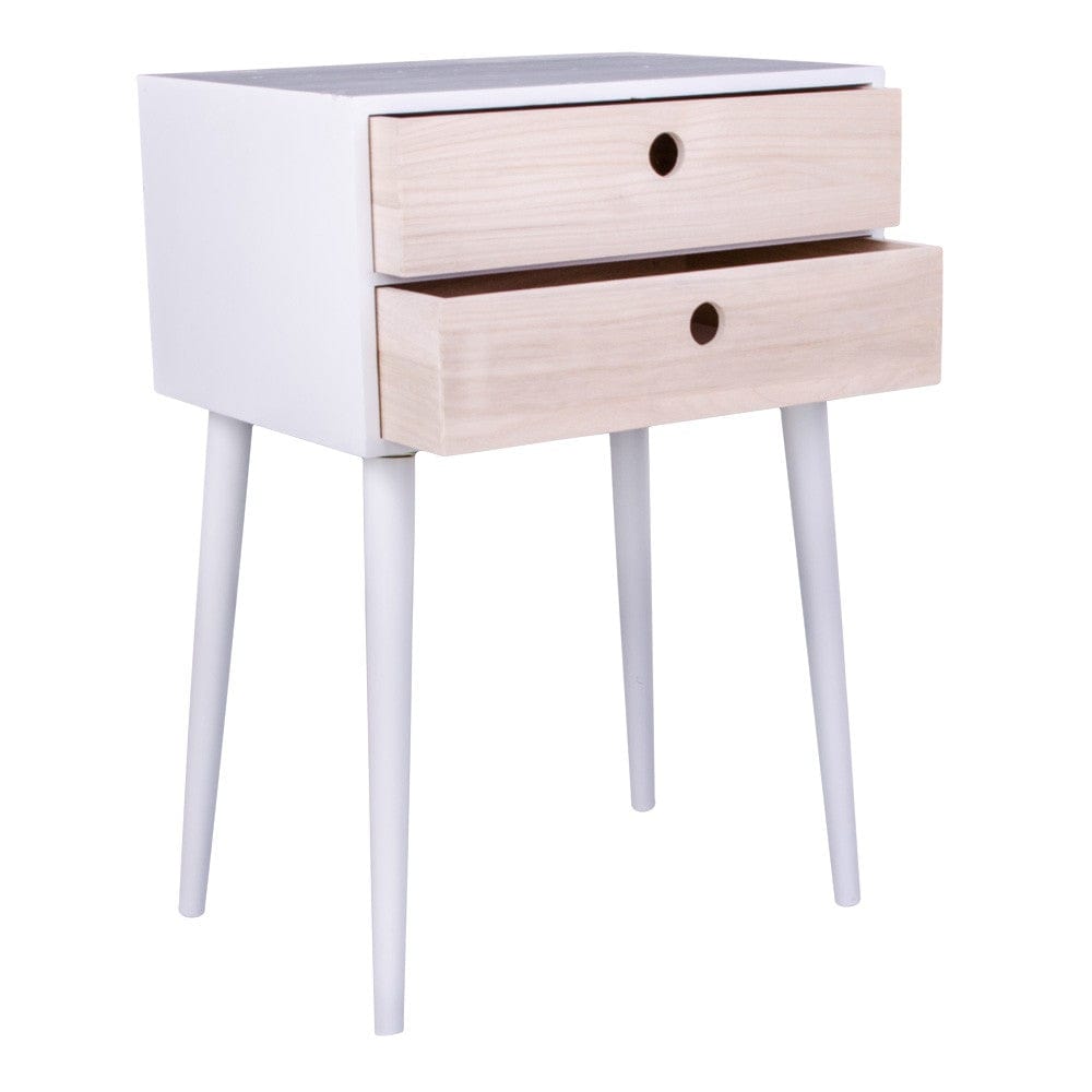 House Nordic Sängbord Rimini Vit SKU HOU-3704940060 EAN 5713917005963