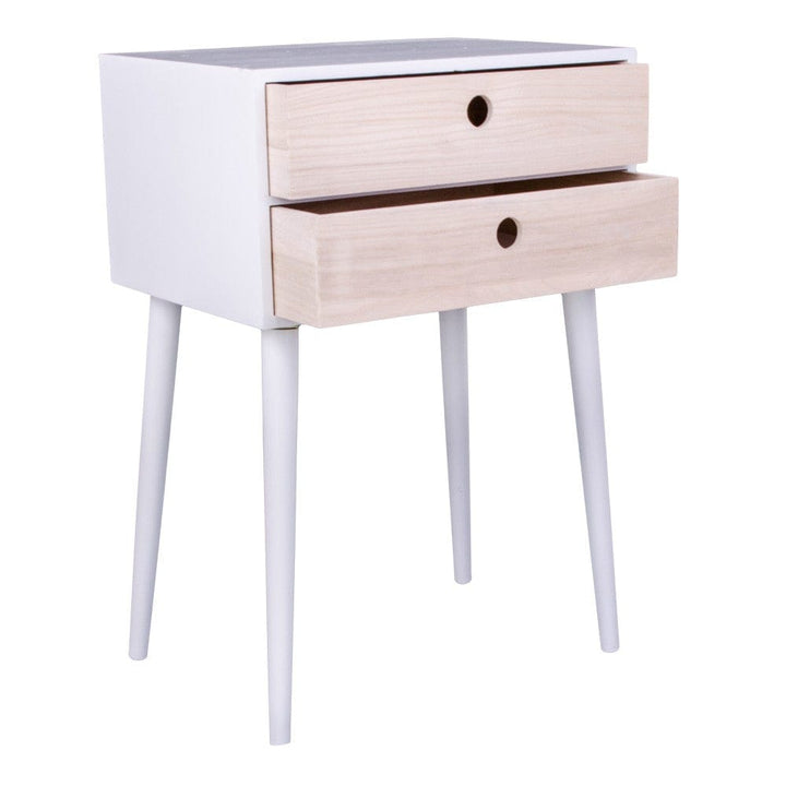 House Nordic Sängbord Rimini Vit SKU HOU-3704940060 EAN 5713917005963