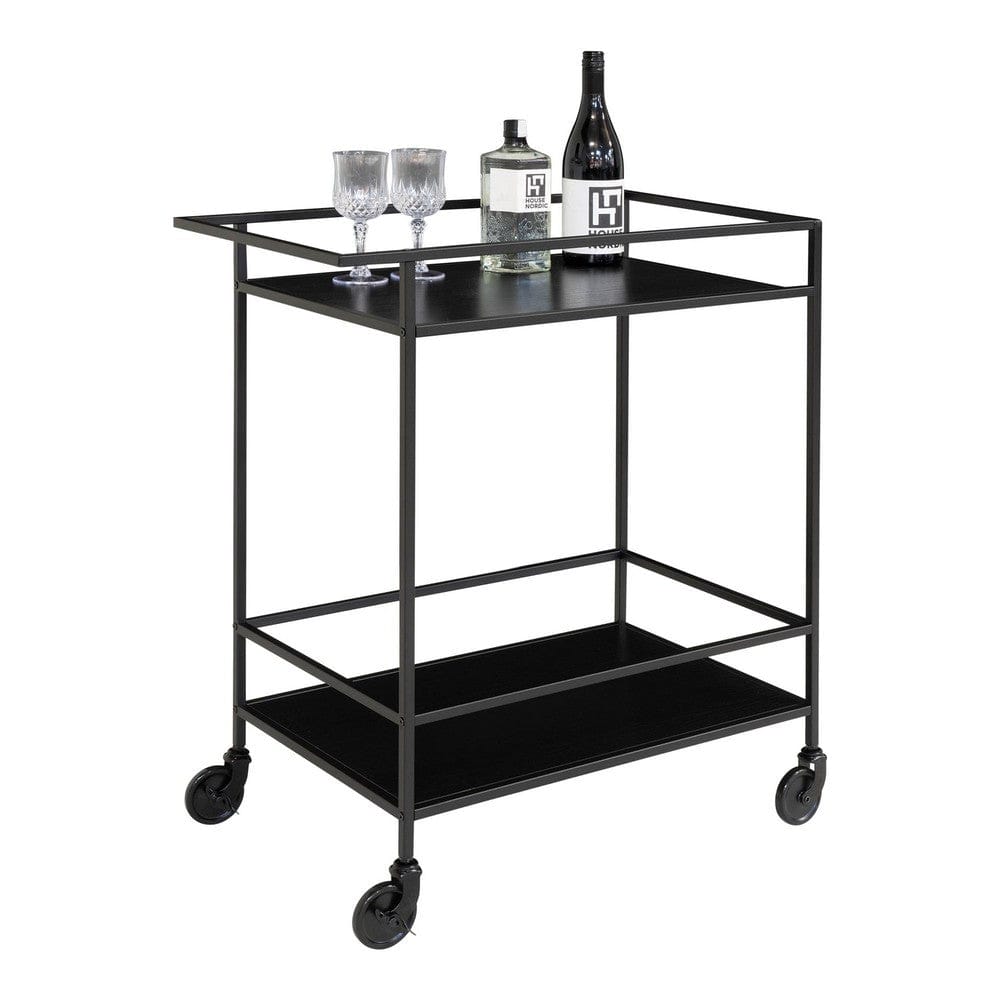 House Nordic Serveringsvagn Vita Svart SKU HOU-2101530 EAN 5713917008889