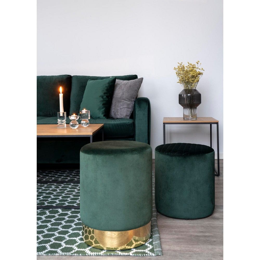 House Nordic Sidobord Vita Svart/Ek SKU HOU-2101405 EAN 5713917008834