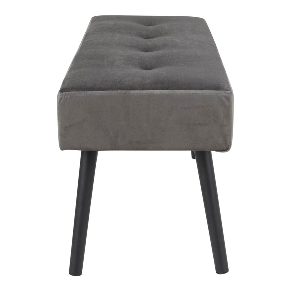 House Nordic Sittbänk Skiby Grå/Svart SKU HOU-1401005 EAN 5713917005659