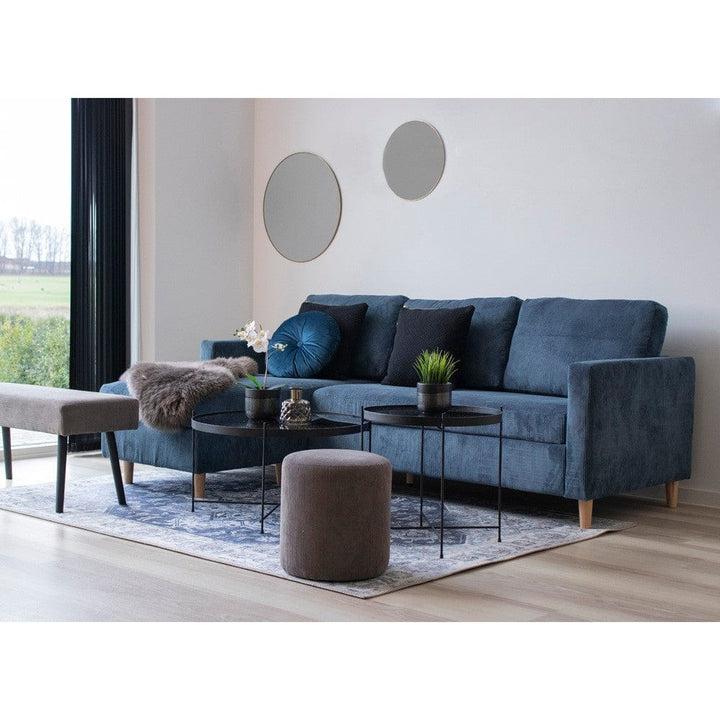 House Nordic Sittbänk Skiby Manchester Grå/Svart SKU HOU-1401221 EAN 5713917003273