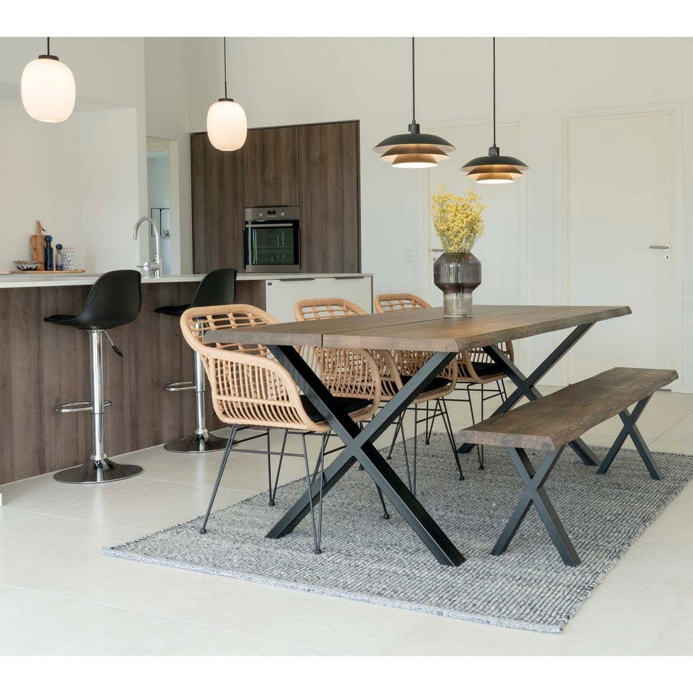 House Nordic Sittbänk Toulon Rökt ek SKU HOU-1401210 EAN 5713917005208