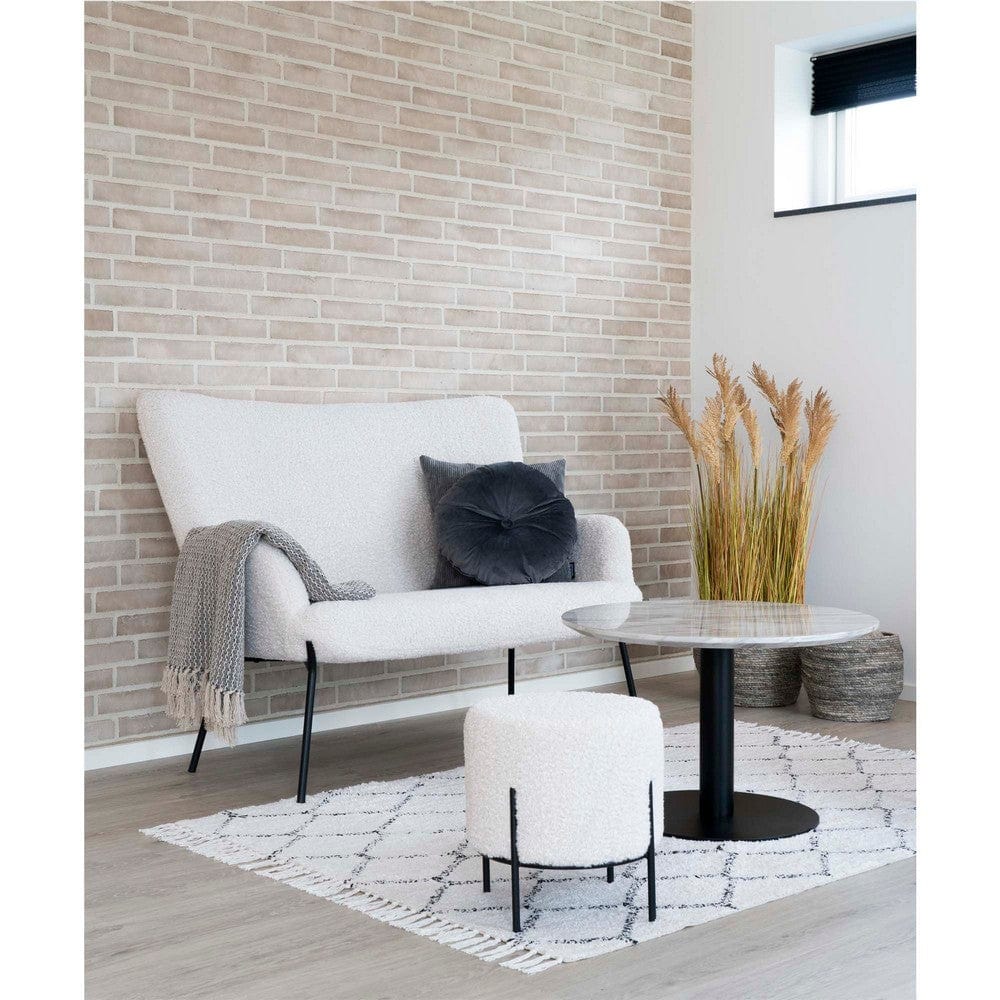 House Nordic Sittpuff Alford Vit SKU HOU-1501170 EAN 5713917007653