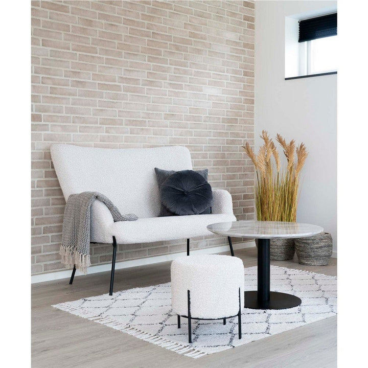 House Nordic Sittpuff Alford Vit SKU HOU-1501170 EAN 5713917007653