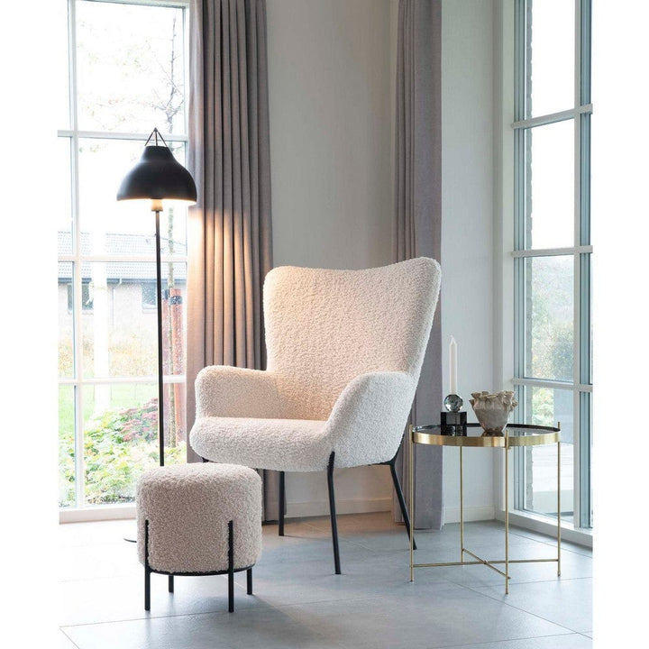 House Nordic Sittpuff Alford Vit SKU HOU-1501170 EAN 5713917007653