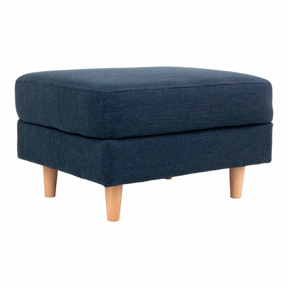 House Nordic Sittpuff Bologna Mörkblå/Natur SKU HOU-1501532 EAN 5713917008346