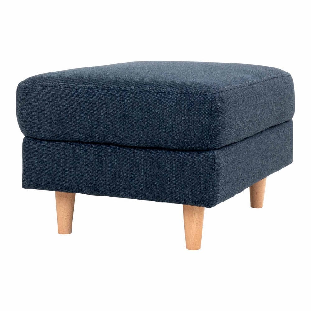 House Nordic Sittpuff Bologna Mörkblå/Natur SKU HOU-1501532 EAN 5713917008346