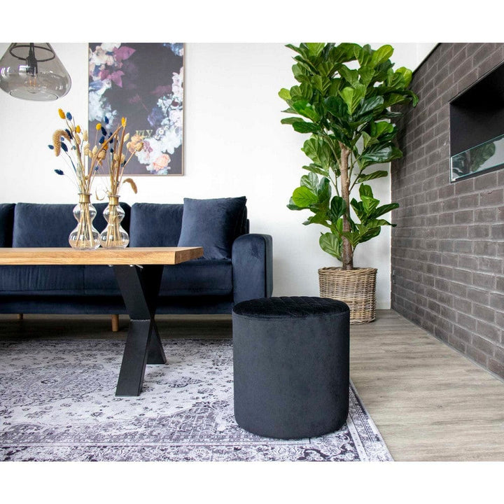 House Nordic Sittpuff Ejby Svart SKU HOU-1501109 EAN 5713917003334