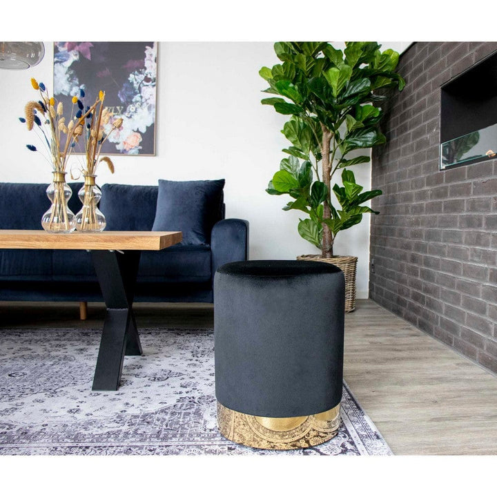 House Nordic Sittpuff Gamby Svart SKU HOU-1504024 EAN 5713917003525