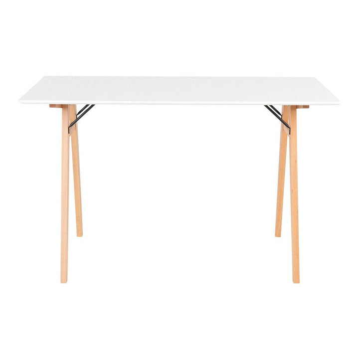 House Nordic Skrivbord Vojens Vit/Natur SKU HOU-2402020 EAN 5713917001125
