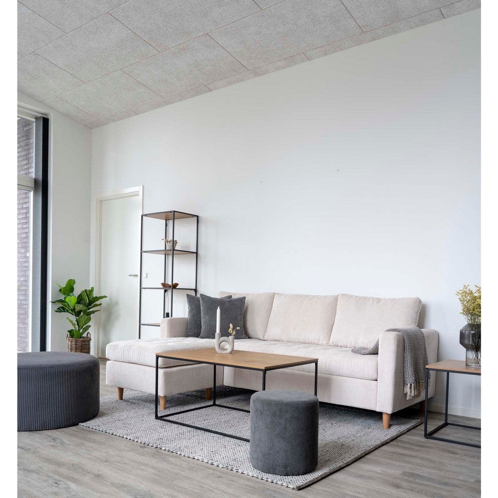 House Nordic Soffbord Vita Svart/Ek SKU HOU-2101500 EAN HOU-2101500