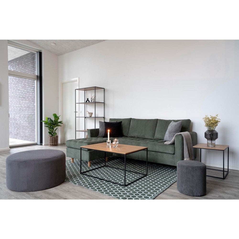 House Nordic Soffbord Vita Svart/Ek SKU HOU-2101500 EAN HOU-2101500