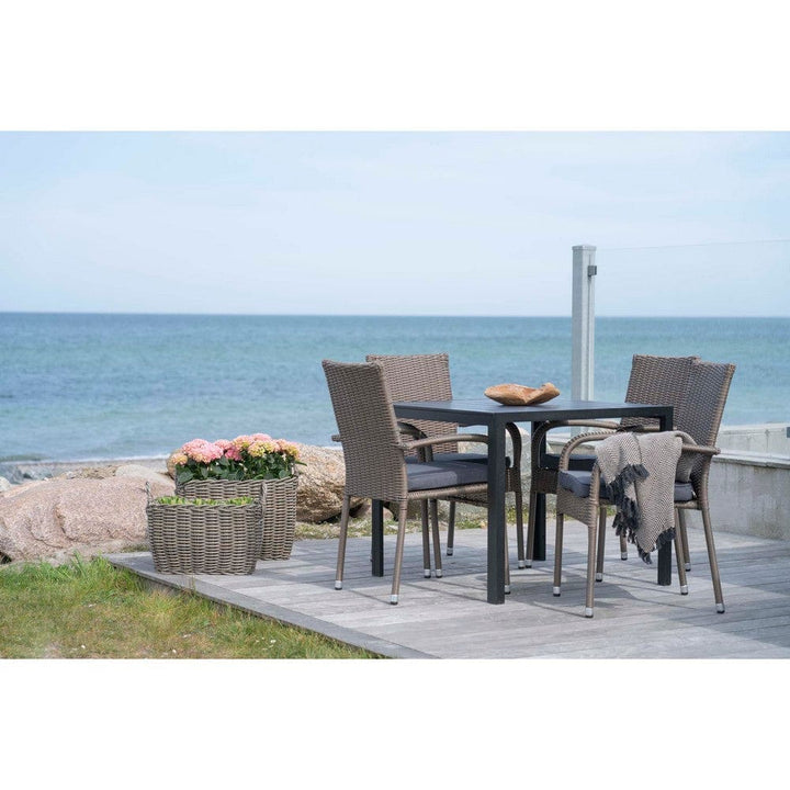 House Nordic Trädgårdsstol Portland 2-pack SKU HOU-7001115 EAN 5713917003891