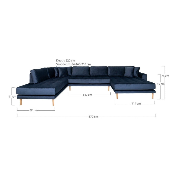 House Nordic U-soffa Lido Sammet SKU EAN