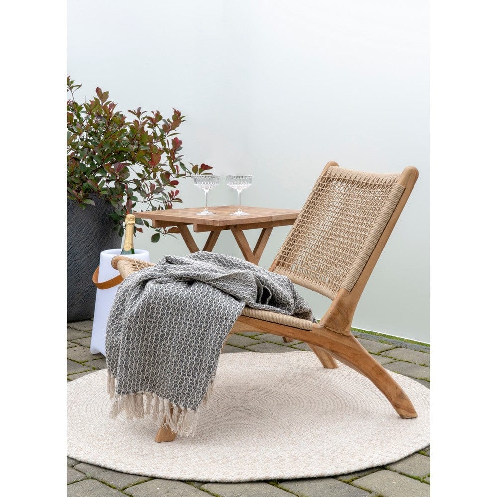 House Nordic Utomhusmatta Menorca Rund SKU EAN