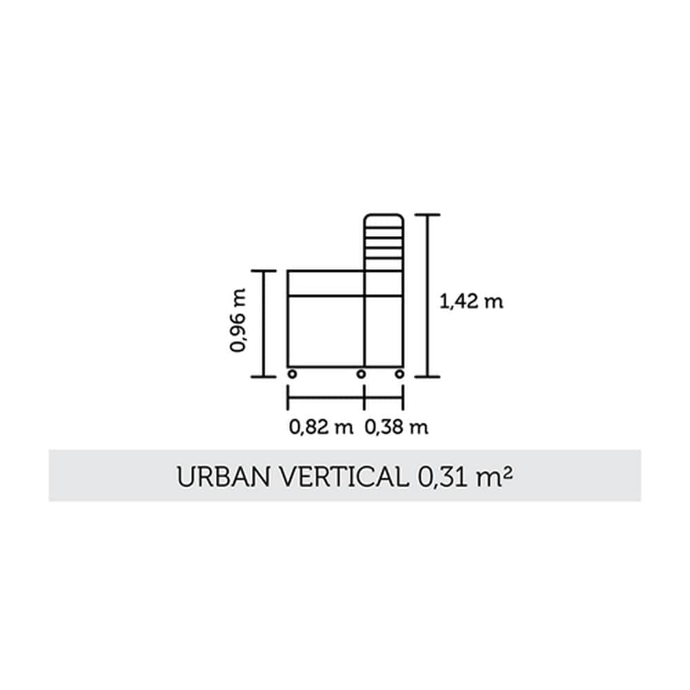 Juliana Miniväxthus Urban Vertikal SKU JUL-F09807 EAN 5701701098079