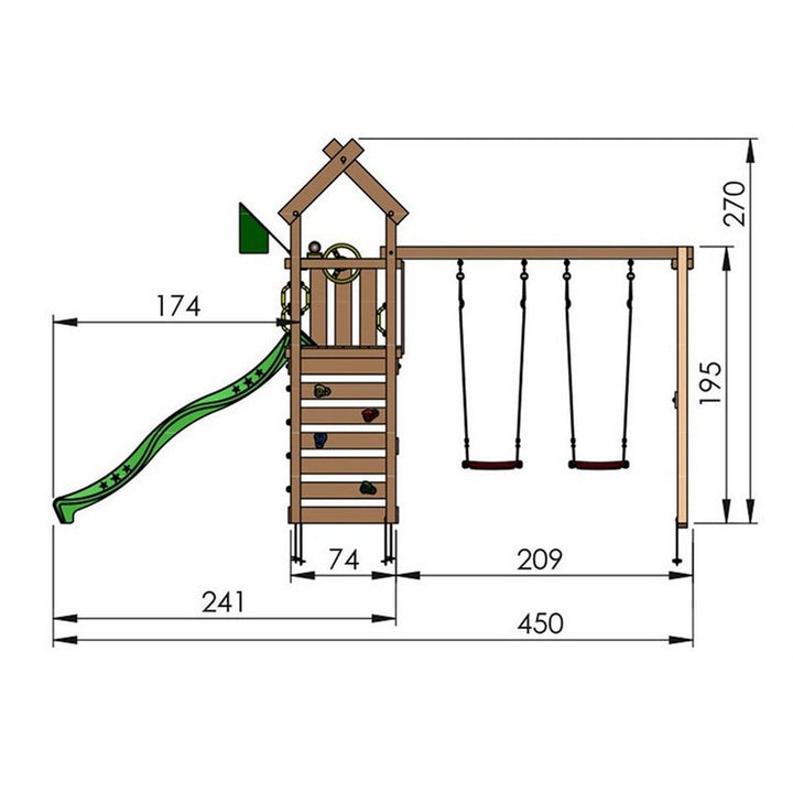 Jungle Gym Gungställning Nomad SKU EAN
