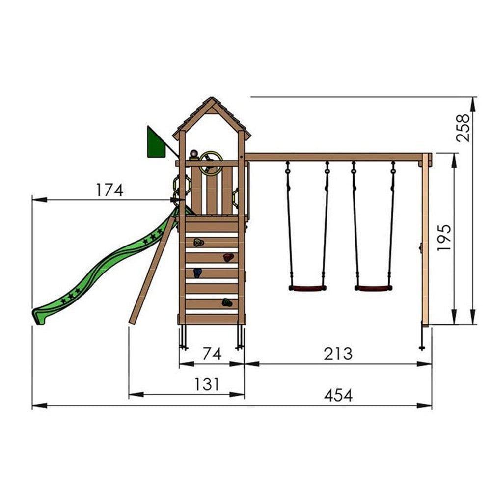 Jungle Gym Gungställning Safari SKU EAN