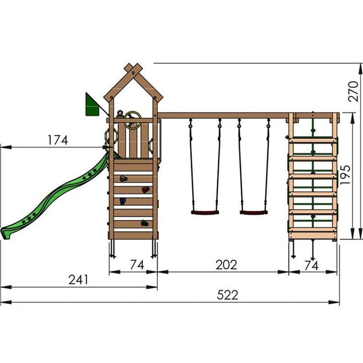 Jungle Gym Klätterställning Nomad SKU EAN